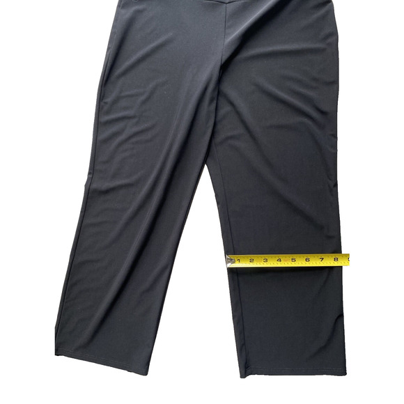 White House Black Market Crop Pants Womens Small NEW Black Pull On Soft Stretch - Picture 7 of 9